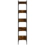 Librería de 5 estantes madera roble ahumado 35x30x174 cm de , Librerías y estanterías - Ref: Foro24-838855, Precio: 56,79 €, ...
