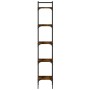Librería de 5 estantes madera roble ahumado 35x30x174 cm de , Librerías y estanterías - Ref: Foro24-838855, Precio: 56,79 €, ...