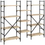 Estantería madera de ingeniería roble Sonoma 160x28,5x136,5 cm de , Librerías y estanterías - Ref: Foro24-838874, Precio: 103...