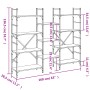 Estantería madera de ingeniería roble Sonoma 160x28,5x136,5 cm de , Librerías y estanterías - Ref: Foro24-838874, Precio: 103...