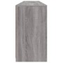 Aparador con luces LED gris Sonoma 181,5x37x67 cm de , Aparadores - Ref: Foro24-3209007, Precio: 253,13 €, Descuento: %