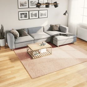 Alfombra de pelo corto suave lavable HUARTE rosado 240x240 cm de , Alfombras - Ref: Foro24-375158, Precio: 117,30 €, Descuent...