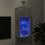 Mueble para TV con luces LED gris hormigón 40,5x30x90 cm de , Muebles TV - Ref: Foro24-837049, Precio: 58,66 €, Descuento: %