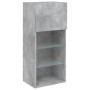 Mueble para TV con luces LED gris hormigón 40,5x30x90 cm de , Muebles TV - Ref: Foro24-837049, Precio: 58,66 €, Descuento: %