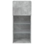 Mueble para TV con luces LED gris hormigón 40,5x30x90 cm de , Muebles TV - Ref: Foro24-837049, Precio: 58,66 €, Descuento: %