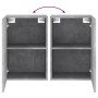 Muebles de TV de pared 2 uds madera gris hormigón 40,5x30x60 cm de , Muebles TV - Ref: Foro24-836917, Precio: 74,90 €, Descue...