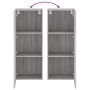 Mueble TV de pared madera ingeniería gris Sonoma 40,5x30x102 cm de , Muebles TV - Ref: Foro24-836936, Precio: 68,12 €, Descue...