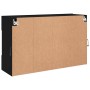 Mueble de TV de pared con luces LED negro 98,5x30x60,5 cm de , Muebles TV - Ref: Foro24-837107, Precio: 103,46 €, Descuento: %