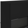 Mueble de TV de pared con luces LED negro 98,5x30x60,5 cm de , Muebles TV - Ref: Foro24-837107, Precio: 103,46 €, Descuento: %