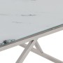 Mesa de centro plateada acero inoxidable y vidrio templado de , Mesas de centro - Ref: Foro24-349947, Precio: 194,24 €, Descu...