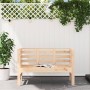 Banco de jardín madera maciza de pino 111,5x53x71 cm de , Bancos de jardín - Ref: Foro24-825135, Precio: 88,34 €, Descuento: %