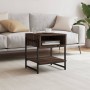 Mesa de centro madera de ingeniería roble marrón 40x40x45 cm de , Mesas de centro - Ref: Foro24-838967, Precio: 34,27 €, Desc...