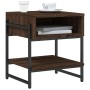Mesa de centro madera de ingeniería roble marrón 40x40x45 cm de , Mesas de centro - Ref: Foro24-838967, Precio: 34,27 €, Desc...