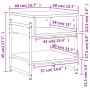 Mesa de centro madera de ingeniería roble marrón 40x40x45 cm de , Mesas de centro - Ref: Foro24-838967, Precio: 34,27 €, Desc...