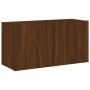 Muebles de TV de pared 5 pzas madera de ingeniería marrón roble de , Muebles TV - Ref: Foro24-3216517, Precio: 158,50 €, Desc...