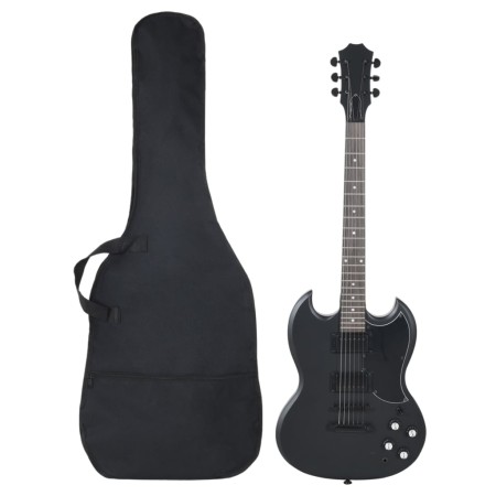 Guitarra eléctrica para principiantes con funda negro 4/4 39" de , Guitarras - Ref: Foro24-70189, Precio: 165,67 €, Descuento: %