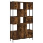 Estantería madera de ingeniería roble ahumado 102x28x172 cm de , Librerías y estanterías - Ref: Foro24-3213659, Precio: 136,3...