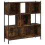 Estantería madera de ingeniería roble ahumado 102x28x172 cm de , Librerías y estanterías - Ref: Foro24-3213659, Precio: 136,3...