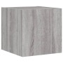 Muebles de TV de pared con luces LED 5 piezas gris Sonoma de , Muebles TV - Ref: Foro24-3216865, Precio: 169,02 €, Descuento: %