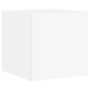 Muebles de TV de pared con LED 4 pzas madera ingeniería blanco de , Muebles TV - Ref: Foro24-3216804, Precio: 175,03 €, Descu...