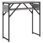 Mesa consola estante madera ingeniería Sonoma gris 75x30x75 cm de , Mesas auxiliares - Ref: Foro24-837800, Precio: 39,85 €, D...