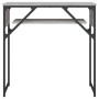 Mesa consola estante madera ingeniería Sonoma gris 75x30x75 cm de , Mesas auxiliares - Ref: Foro24-837800, Precio: 39,85 €, D...