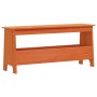 Banco de recibidor madera maciza pino marrón cera 100x28x45 cm de , Bancos para recibidores y almacenamiento - Ref: Foro24-83...