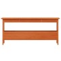 Banco de recibidor madera maciza pino marrón cera 100x28x45 cm de , Bancos para recibidores y almacenamiento - Ref: Foro24-83...