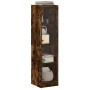 Aparador con puertas de vidrio roble ahumado 35x37x142 cm de , Aparadores - Ref: Foro24-836438, Precio: 92,99 €, Descuento: %