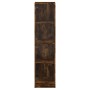 Aparador con puertas de vidrio roble ahumado 35x37x142 cm de , Aparadores - Ref: Foro24-836438, Precio: 92,99 €, Descuento: %