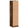 Aparador con puertas de vidrio roble ahumado 35x37x142 cm de , Aparadores - Ref: Foro24-836438, Precio: 92,99 €, Descuento: %