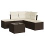 Set sofás de jardín 6 piezas y cojines ratán sintético marrón de , Conjuntos de jardín - Ref: Foro24-3217733, Precio: 318,21 ...