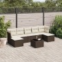 Set sofás de jardín 8 piezas y cojines ratán sintético marrón de , Conjuntos de jardín - Ref: Foro24-3218043, Precio: 478,78 ...