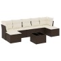 Set sofás de jardín 8 piezas y cojines ratán sintético marrón de , Conjuntos de jardín - Ref: Foro24-3218043, Precio: 478,78 ...
