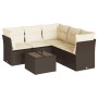 Set sofás de jardín 6 piezas y cojines ratán sintético marrón de , Conjuntos de jardín - Ref: Foro24-3249472, Precio: 411,59 ...