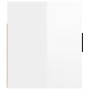 Mueble para TV de pared blanco brillante 80x34,5x40 cm de , Muebles TV - Ref: Foro24-816626, Precio: 44,48 €, Descuento: %