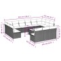 Set sofás de jardín 14 pzas con cojines ratán sintético marrón de , Conjuntos de jardín - Ref: Foro24-3218403, Precio: 899,22...
