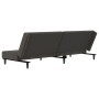 Sofá cama de 2 plazas terciopelo gris oscuro de , Sofás - Ref: Foro24-375733, Precio: 239,63 €, Descuento: %