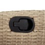 Sillón reclinable de jardín con cojines ratán sintético beige de , Bancos de jardín - Ref: Foro24-368230, Precio: 169,01 €, D...