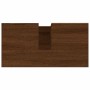 Armario de baño madera contrachapada marrón roble 65x33x60 cm de , Tocadores de baño - Ref: Foro24-831603, Precio: 59,86 €, D...