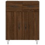 Aparador de madera de ingeniería marrón roble 69,5x34x90 cm de , Aparadores - Ref: Foro24-827979, Precio: 89,00 €, Descuento: %