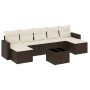 Set sofás de jardín 8 piezas y cojines ratán sintético marrón de , Conjuntos de jardín - Ref: Foro24-3219343, Precio: 435,99 ...