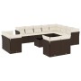 Set de sofás de jardín con cojines 13 piezas ratán PE marrón de , Conjuntos de jardín - Ref: Foro24-3250382, Precio: 940,27 €...