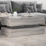 Mesa de centro con luces LED gris Sonoma 90x50x40 cm de , Mesas de centro - Ref: Foro24-839866, Precio: 114,64 €, Descuento: %
