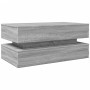 Mesa de centro con luces LED gris Sonoma 90x50x40 cm de , Mesas de centro - Ref: Foro24-839866, Precio: 114,64 €, Descuento: %