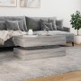 Mesa de centro con luces LED gris Sonoma 90x50x40 cm de , Mesas de centro - Ref: Foro24-839866, Precio: 114,64 €, Descuento: %