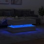 Mesa de centro con luces LED gris Sonoma 90x50x40 cm de , Mesas de centro - Ref: Foro24-839866, Precio: 114,64 €, Descuento: %