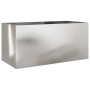 Jardinera de acero inoxidable plateado 62x30x29 cm de , Maceteros y jardineras - Ref: Foro24-841593, Precio: 68,53 €, Descuen...