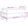 Mesa de centro madera ingeniería metal marrón 100x50x50 cm de , Mesas de centro - Ref: Foro24-845360, Precio: 88,69 €, Descue...