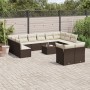 Set de sofás de jardín con cojines 13 piezas ratán PE marrón de , Conjuntos de jardín - Ref: Foro24-3218443, Precio: 848,42 €...